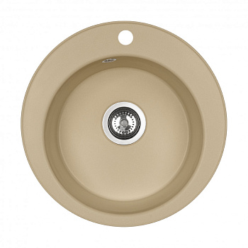 Мойка кухонная ШЕЛЛИ 50, круглая, латте