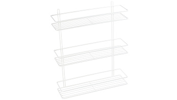 Полка прямая трехэтажная белая Fixsen FX-730W-3