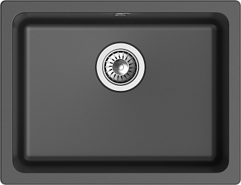 RIVELATO Мойка BERKANA 50 подст.монтаж 1-чаш 560*430 antracite арт.