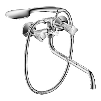 Смеситель для ванны с длинным изливом KAMILA, KAM16-322-23241