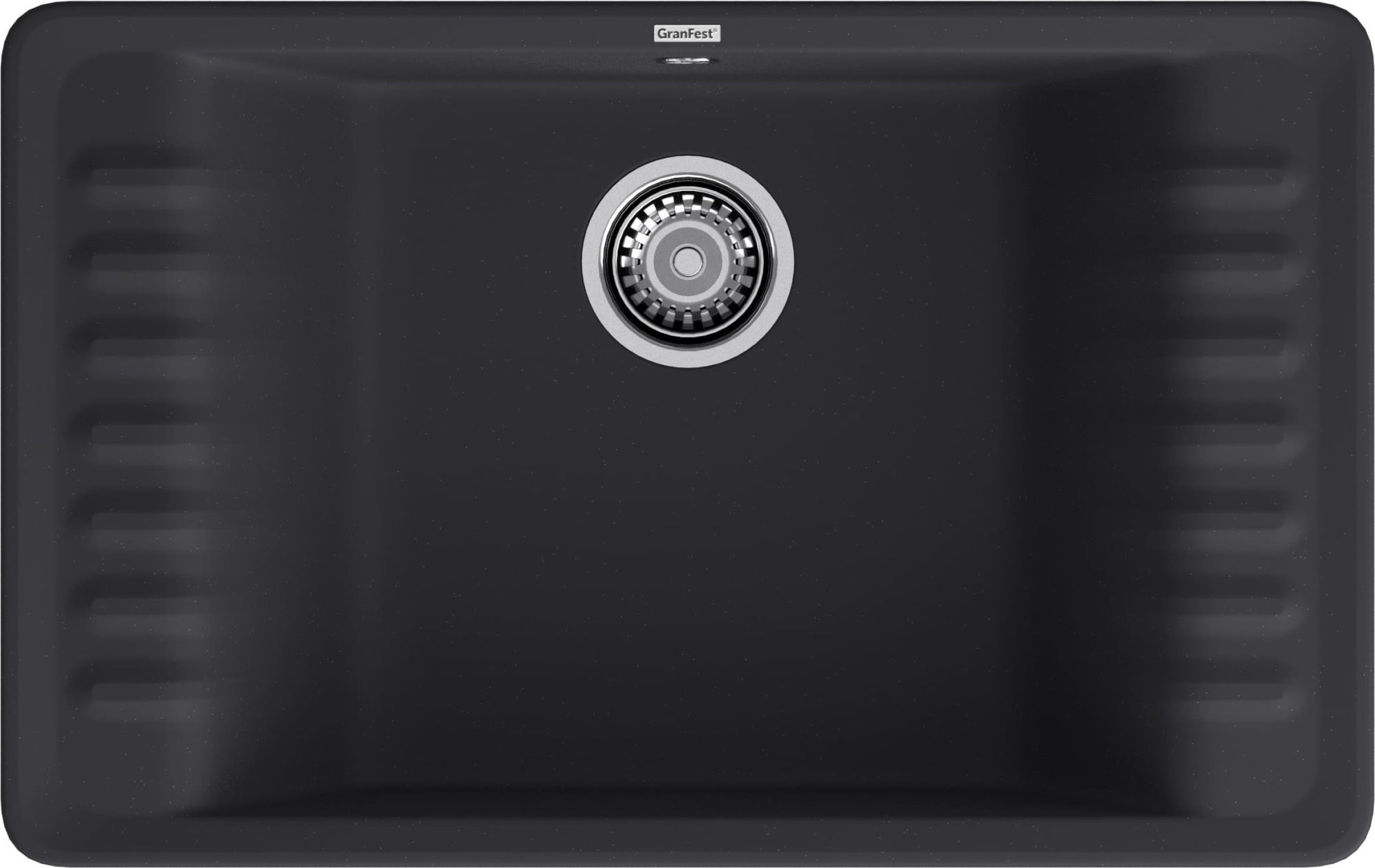 GranFest QUARZ (GF-ZW71) Мойка для кухни 760*480мм (черный)