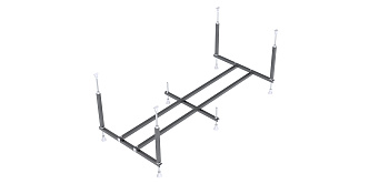 Каркас для ванны ALEX BAITLER KN176 для акриловых ванн 170х60