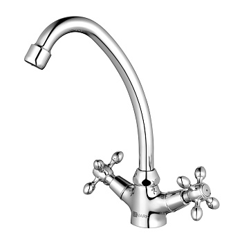 Vista Смеситель для кухни, выс.пов.излив 149мм, р/ДВ, хром, LM, LM7604C