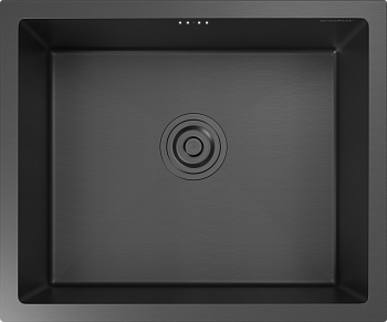 GranFest METAL (5344) Мойка PVD ГРАФИТ.1 чаша 530*440*215 мм 