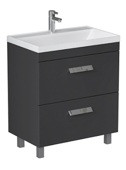 Тумба под раковину VELVEX Orlando 700-0-2 (Classica) графит