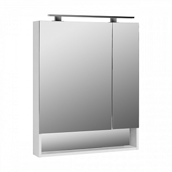 GAP Зеркальный шкаф 70, белый матовый, ROCA