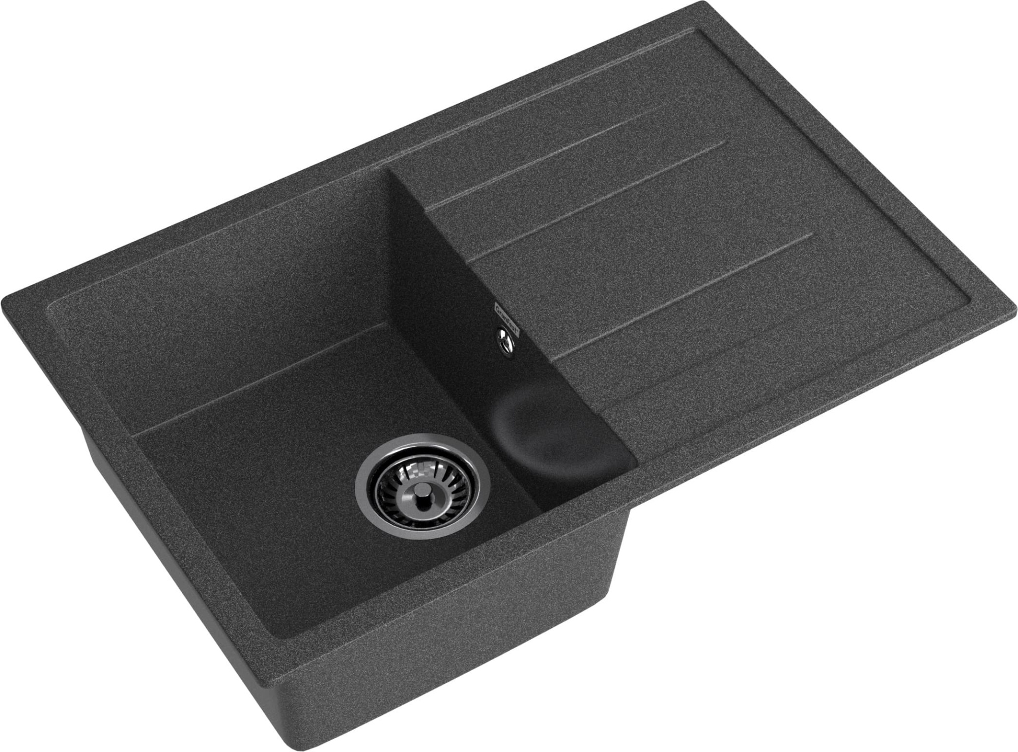 GRANFEST Мойка композит QUADRO GF-Q--780L  чаша с крылом 780*500 мм графит арт.GF-