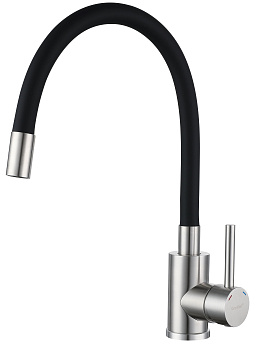 GRANFEST Смеситель для кухни U-обр. D-35мм с гибким изливом