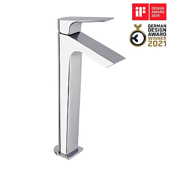 Смеситель высокий для раковины чаши однорычажный URBAN CHIC с каскадным изливом211001 (L)