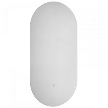 Зеркало АЛЬТО 100х50, овальное, с подсветкой