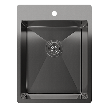 Rivelato Rinox 3850 PVD black Мойка нерж.сталь 1 чаша 380*500*200 мм арт.3850 PVD black
