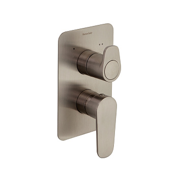 Встраиваемый смеситель для душа ALEXIA 361502SNC никель брашированный на 2 выхода