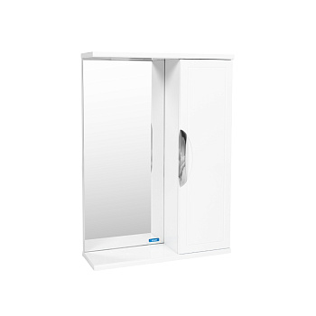 Зеркало со шкафом VIANT ЛИМА 50 подвесное белый (VLIM50-ZSH)