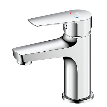 Смеситель ROSSINKA S35-13 для раковины монолитный, хром