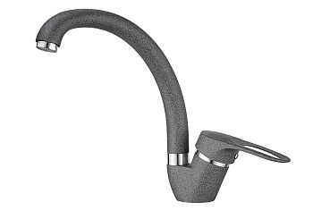 03-ST, ГРАФИТ Смеситель для кухни, сер., GRANULA STANDART