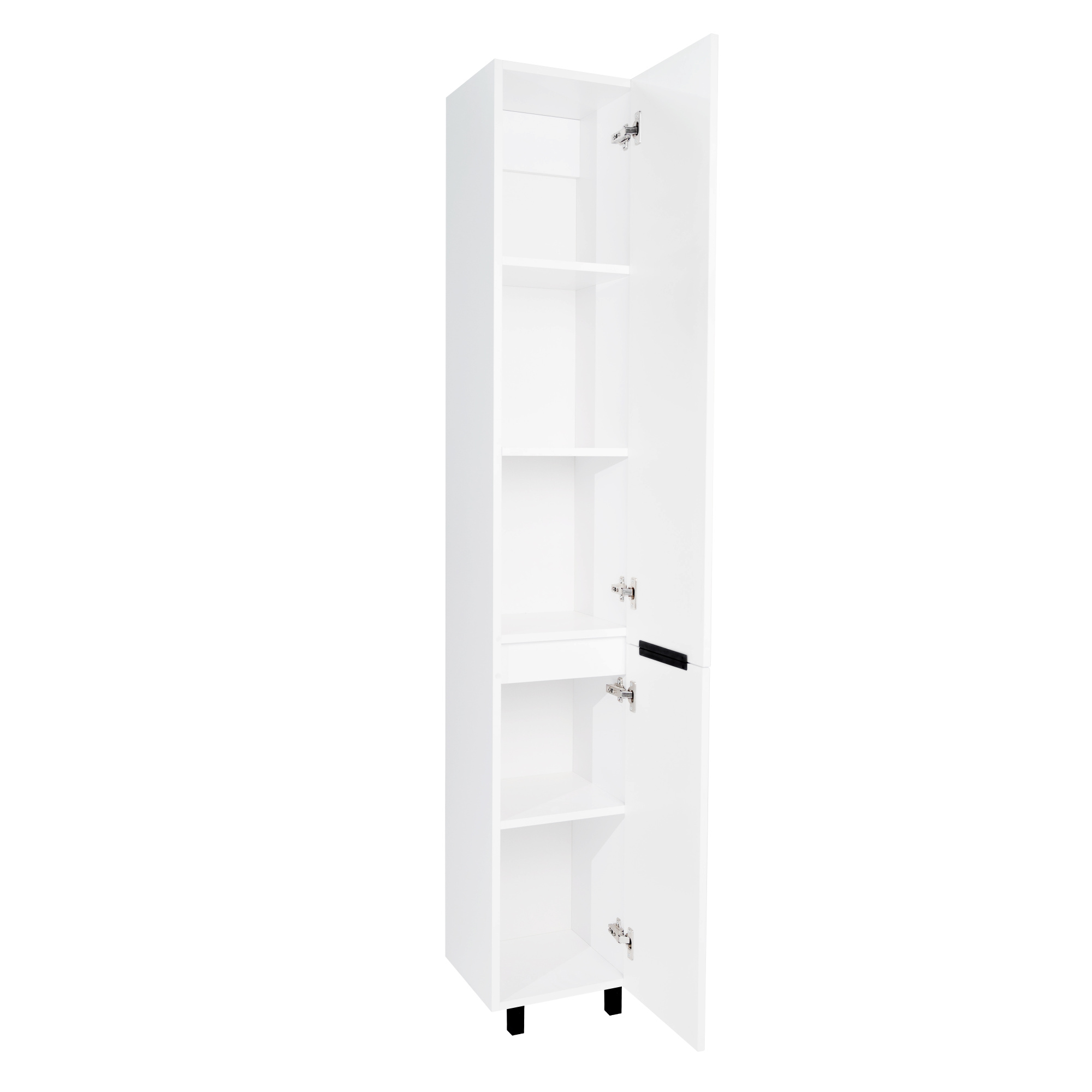 Шкаф-пенал VIANT БЕРЛИН 30 напольный белый (VBER300BEL-PEN)