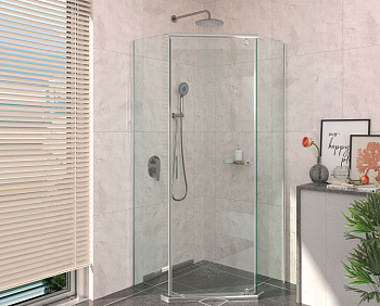 Душевой уголок BERGES SOLO T 900х900, BERGES