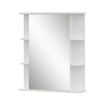 Шкаф зеркальный Onda 60, подвесной, белый, VOLNA
