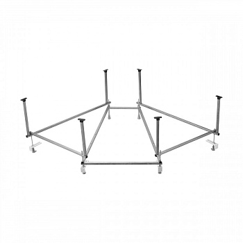 Монтажный комплект для ванны КАРИБЫ 140х140 см. (рама, слив-перелив с сифоном, крепеж к стене, крепе