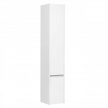 Шкаф-колонна СТОУН 30, левая, белая