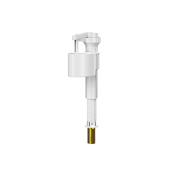 Клапан наполнительный EKO телескопический нижний, латунный штуцер, BERGES