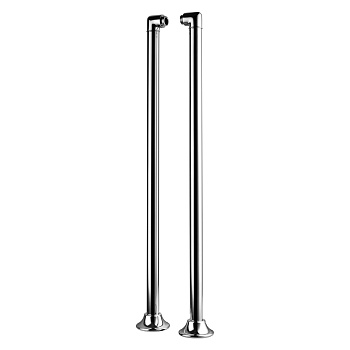 Комплект колонн 2 шт. для установки смесителя на пол ванны, хром. LEMARK