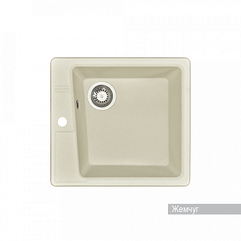 Мойка для кухни  Парма  510x470x175 мм, квадратная, жемчуг