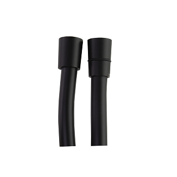 Шланг душевой 1,75м из ПВХ с поворотным концом 2475CNM матовый черный