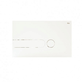 Панель механ. двойная  I-PLATE пластик, белый, OLI