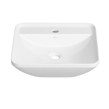 Накладная раковина для ванной комнаты Wellsee Cute Twin S 318301000: квадратная раковина, ширина умы