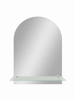 Зеркало Арка 390х590 с полкой