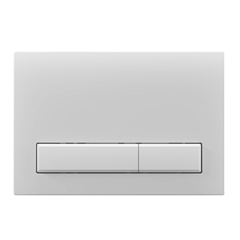 Клавиша смыва АНИ Пласт WP1400 для инсталляции белая матовая прямоугольная
