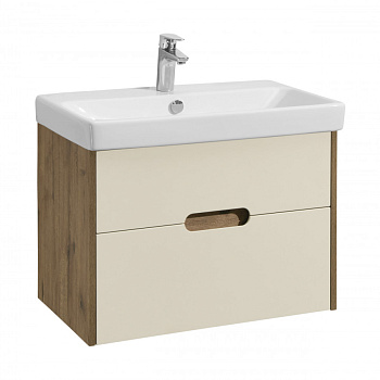 Тумба ОЛИВИЯ 70, бежевый, дуб велл (под раковину АДРИАНА 70)