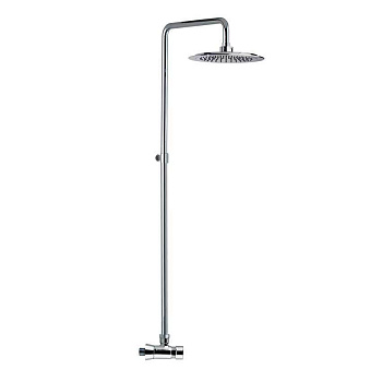 Душевая система наружнего монтажа нажимная порционная SOLESTOP 745403RM250