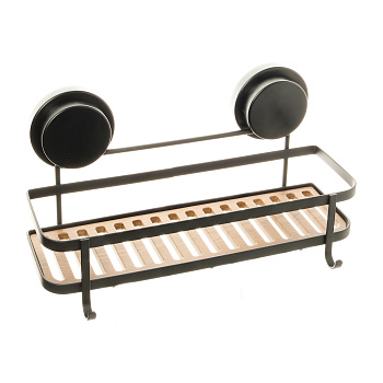 Полка прямая одноэтажная черная FIXSEN Magic (FX-930B-1)