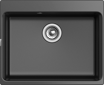 RIVELATO Мойка AXEL 60  1-чаша 630*520мм antracite арт.