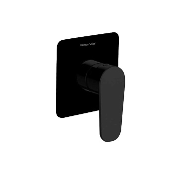 Встраиваемый смеситель для душа ALEXIA 361801SNM матовый черный на 1 выход