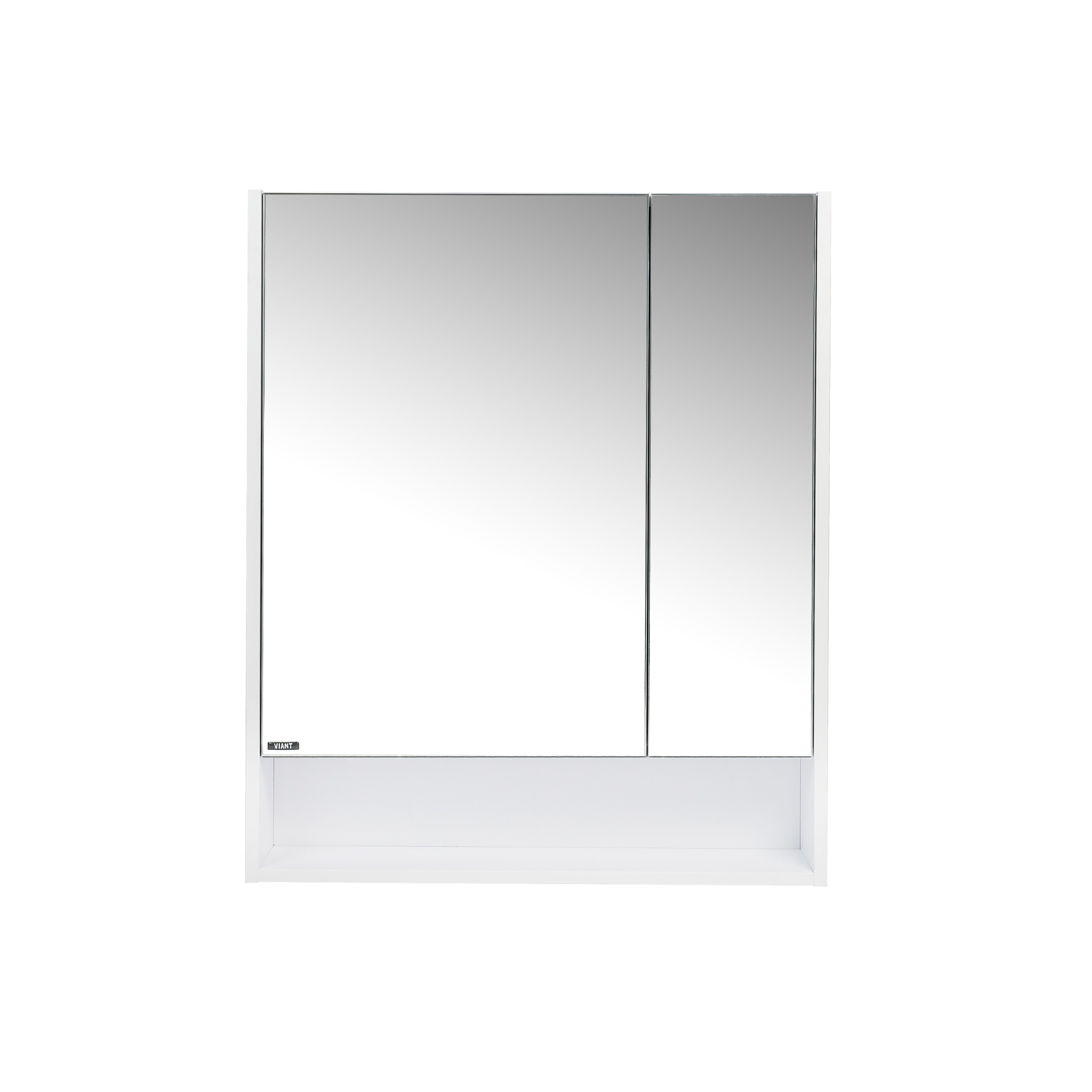Зеркальный шкаф VIANT МАЛЬТА 70 подвесной белый (VMAL70BEL-ZSH)